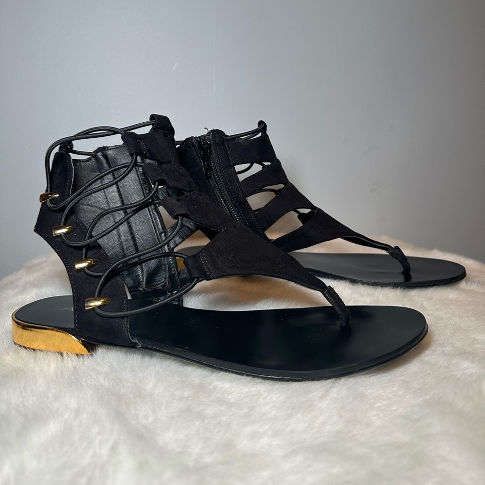 Black Aldo Sandals